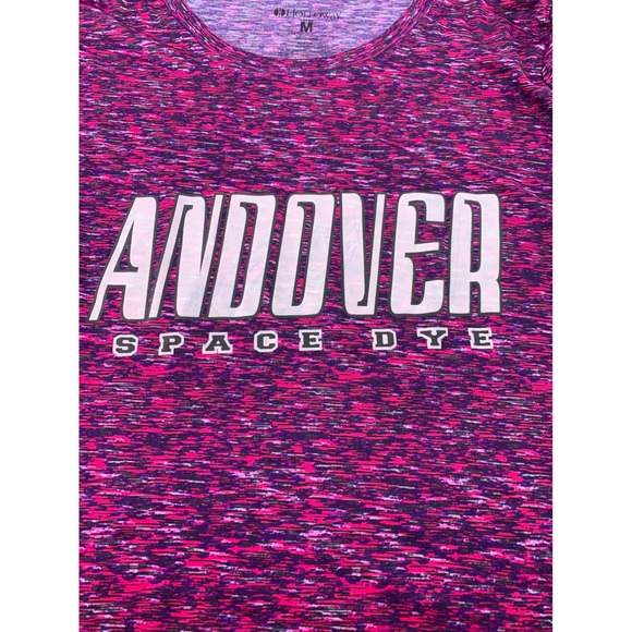 Holloway Andover Space Dye Long Sleeve Athletic Shirt‎ Ladies Medium Pink Purple - Picture 3 of 6